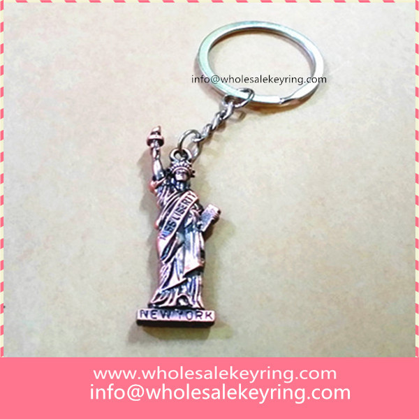 Statue of Liberty keyring wholesale quality Statue of Liberty keychain USA souvenir keyring 600